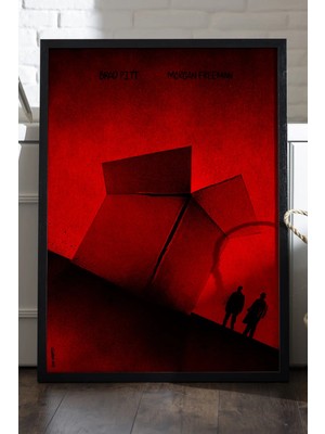 Duvarda Seven Siyah Ahşap Çerçeveli Poster, Dekoratif Film Duvar Tablosu