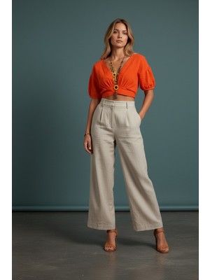 Şile ATELIER%100 Pamuklu Müslin Olivia Bluz