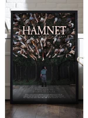Duvarda Hamnet Siyah Ahşap Çerçeveli Poster, Hamlet Film Duvar Tablosu