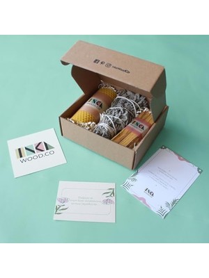 NY Home Inka Forest Tütsü Seti, Adaçayı, Balmumu, Palo Santo,