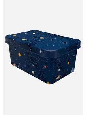 NY Home Planets Gezegenler 5 Lt Kapaklı Saklama Kutusu 28X19X13 cm