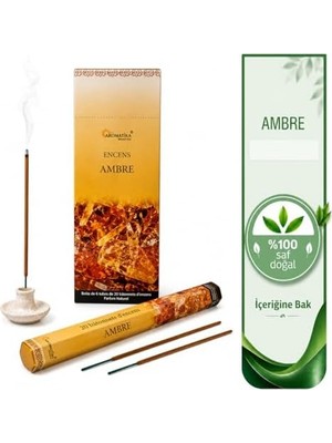 Yağmur Store Doğal Amber Çubuk Tütsü (20 Aromatika Çubuk Tütsü)