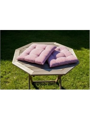 Tfn Home Pötikare Konsept 2'li Minder Seti Pamuklu Balkon Bahçe Piknik Koltuk Sandalye 40X40CM