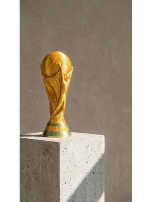 Bonolupo Fıfa Dünya Kupası Kupası 3D Baskı Dekoratif Obje Replica (15 Cm)