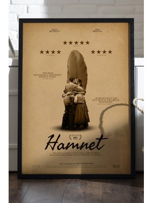 Duvarda Hamnet Siyah Ahşap Çerçeveli Poster, Hamlet Film Duvar Tablosu