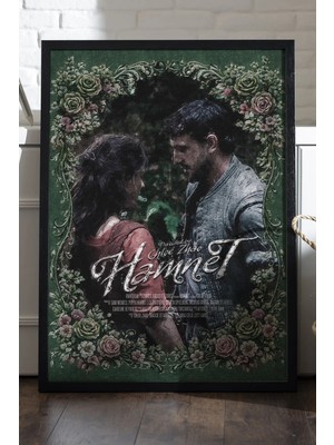 Duvarda Hamnet Siyah Ahşap Çerçeveli Poster, Hamlet Film Duvar Tablosu