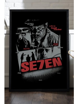 Duvarda Seven Siyah Ahşap Çerçeveli Poster, Film Duvar Tablosu
