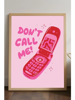 Duvarda Beni Arama Doğal Ahşap Çerçeveli Poster, Dekoratif Hediyelik Duvar Tablosu