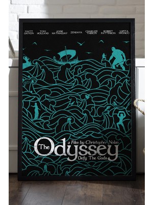 Duvarda The Odyssey Siyah Ahşap Çerçeveli Poster, Film Duvar Tablosu