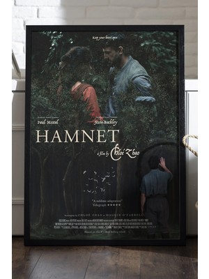Duvarda Hamnet Siyah Ahşap Çerçeveli Poster, Hamlet Film Duvar Tablosu