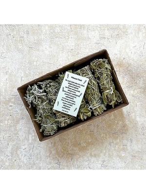 NY Home Organik Adaçayı Tütsü 5 Adet (Natural White Sage Incense, Aura Cleansing White Sage, Enerji ve Arınma Seti)