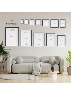Yağmur Store Limu Ahşap Çerçeve – Fotoğraf, Poster ve Özel Anılar Için Dekoratif Çerçeve (Beyaz, 20X20)