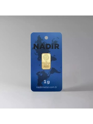 Nadir Gold 1 Gram Külçe Altın 24 Ayar