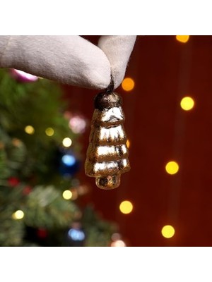 Yağmur Store Noel Süsleri - 25 Parça- Antik Cam Noel Süsleri - Vintage Noel Süslemeleri - Vintage Retro Noel Ağacı Süsleri - Noel Ağacı Süsleri - Mini Süsler - Noel Topları