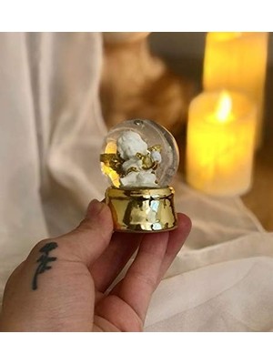 Yağmur Store Giftmoda Altınyaldızlı Mini Kar Küresi