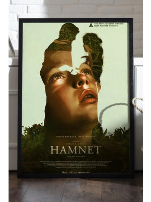 Duvarda Hamnet Ahşap Çerçeveli Poster, Dekoratif Film Duvar Tablosu