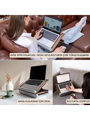 Yağmur Store - LS051 Minderli Eğim Ayarlanabilir Mousepadli Laptop Sehpası