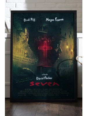 Duvarda Seven Siyah Ahşap Çerçeveli Poster, Dekoratif Film Duvar Tablosu