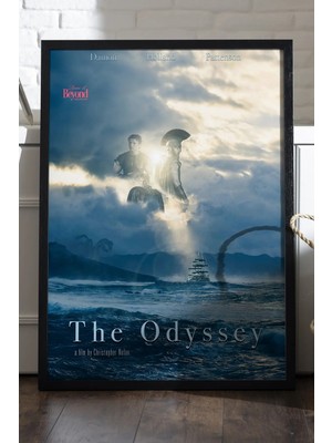 Duvarda The Odyssey Siyah Ahşap Çerçeveli Poster, Dekoratif Film Duvar Tablosu