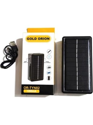 Yağmur Store Gold Orion OR-TYN82 Güneş Enerjili Pil Şarj Cihazı, 1200MA, Solar Şarj Aleti