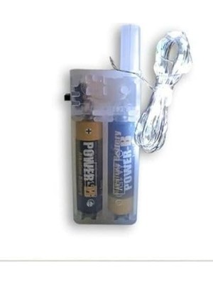Yağmur Store - Iki Pilli 3 Fonksiyonlu 3 Metre Beyaz Peri LED
