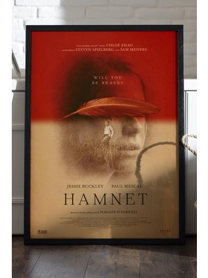 Duvarda Hamnet Siyah Ahşap Çerçeveli Poster, Hamlet Film Duvar Tablosu