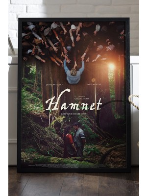 Duvarda Hamnet Siyah Ahşap Çerçeveli Poster, Hamlet Film Duvar Tablosu