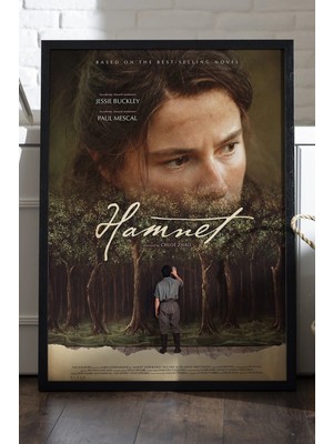 Duvarda Hamnet Siyah Ahşap Çerçeveli Poster, Hamlet Film Duvar Tablosu