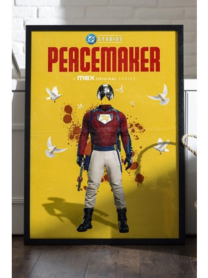 Duvarda Peacemaker Siyah Ahşap Çerçeveli Poster, Film Duvar Tablosu