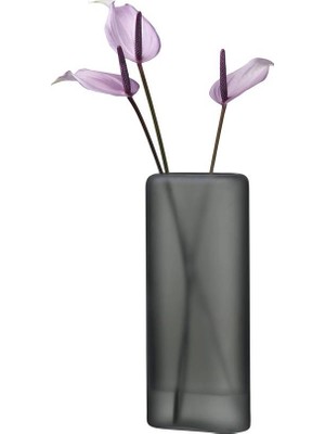 Paşabahçe Nude Layers Füme Duman Rengi Lüks Cam Vazo 32.5 cm