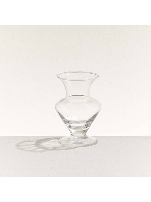 Paşabahçe Vintage Tarz El Yapımı Cam Vazo Dekoratif 12 cm