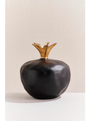 Paşabahçe Siyah Nar Resin Dekoratif Obje 22X10 cm