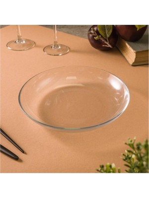 Paşabahçe Cam Çukur Tabak Tekli 27 cm