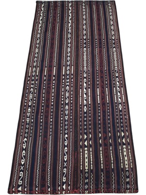 Kilim Antik El Dokuma Şavak Yün Kilim 1641 - Antika - Çok Renkli