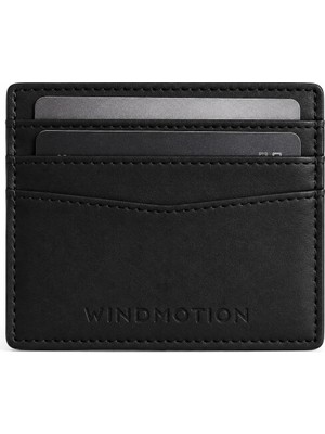 Windmotion CT25805 Premium Pu Deri Erkek Kartlık Siyah