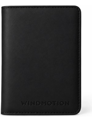 WindMotion Pasaport Kılıfı Siyah