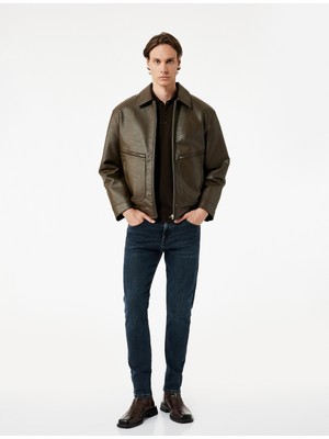 Koton Normal Bel Pamuklu Slim Fit Jean - Brad Jean