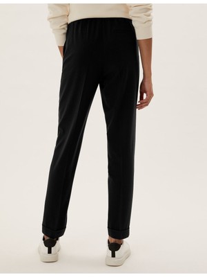 Marks & Spencer Tapered Fit Kemer Detaylı Pantolon