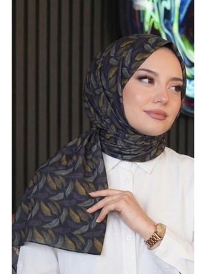 Zg Store Dalgalı Desen Mor Soft Pamuk Şal Lila