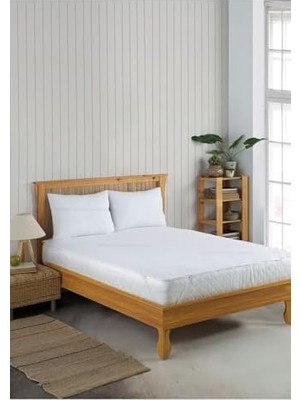 Zg Store FORMEYA%100 Pamuk Su Sıvı Geçirmez Köşe Lastikli Alez Tek Çift Bebek Park Yatak Koruyucu Alez (90 x 190)