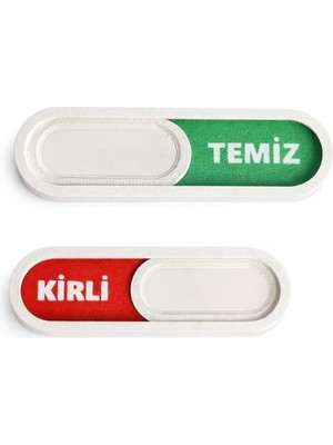 Zg Store Temiz Kirli Göstergeli Manyetik Magnet - Bulaşık Makinesi Durum Göstergesi Kaydırmalı Magnet