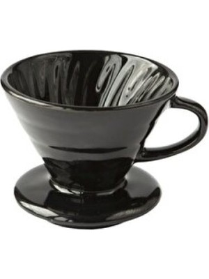 Empressco V60 02 Seramik Dripper Siyah, Pratik ve Şık Kahve Demleme Aracı