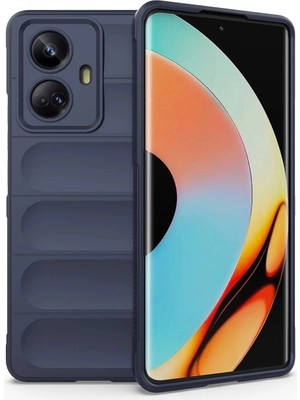 Durukar®  Realme 10 Pro 5g Kılıf Optimum Silikon - Lacivert