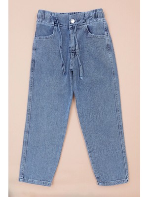 FullaModa Beli Bağlamalı Baggy Erkek Çocuk Pantolon