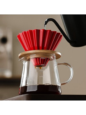 Empressco Kırmızı Seramik V60 02 Dripper ile Kahve Demleme Keyfi