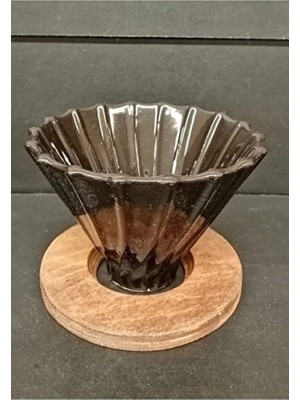 Empressco Ahşap V60 Dripper Siyah ile Kahve Demleme Keyfi