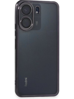 Durukar®   Redmi 13C Kılıf  Lensli Silikon - Mor