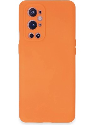 Durukar®  One Plus 9 Pro Kılıf Nano Içi Kadife Silikon - Turuncu