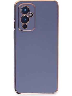 Durukar®  One Plus 9 Kılıf Volet Silikon - Mavi