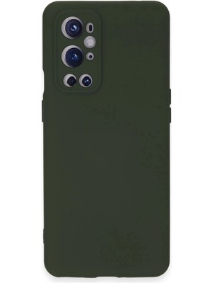 Durukar®  One Plus 9 Pro Kılıf Nano Içi Kadife Silikon - Koyu Yeşil
